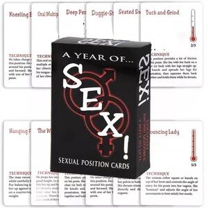 Kheper Games A Year of Sex Sexual Position Card Game NIB